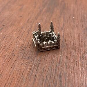 Vintage 925 Sterling Silver Kronborg Castle Helsingor Denmark Pendant Charm